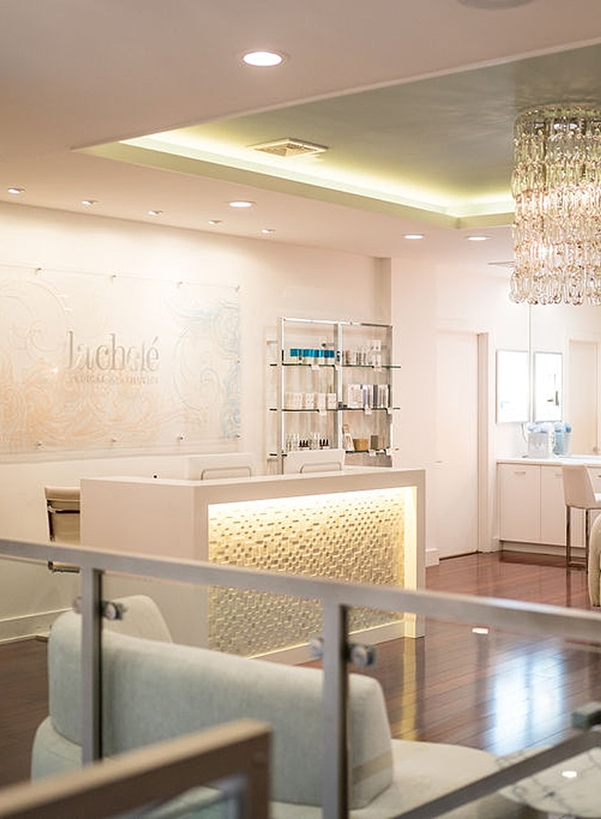 Close-up of translucent, angular glass surface.