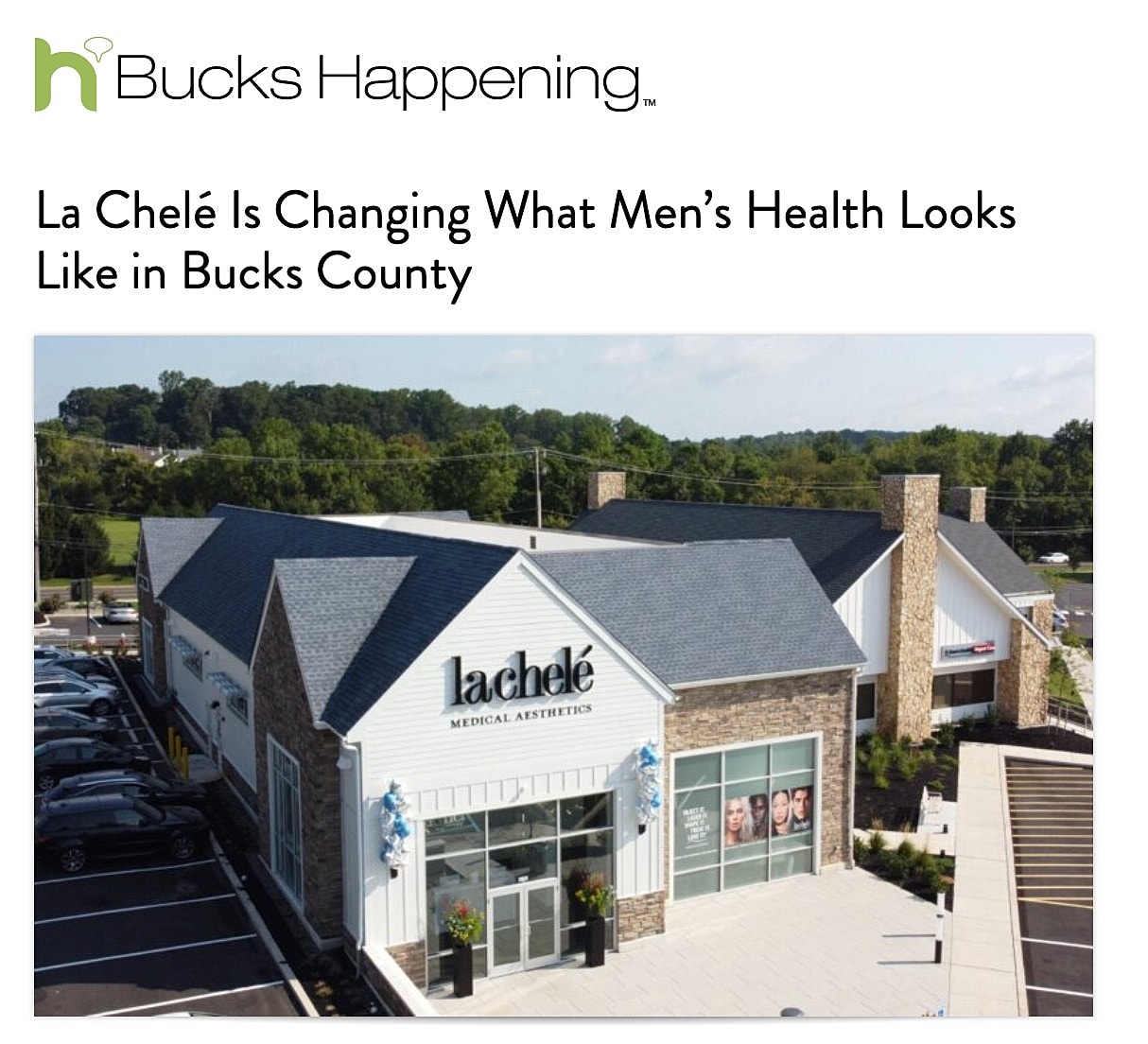 La Chelé medical aesthetics building in Bucks County