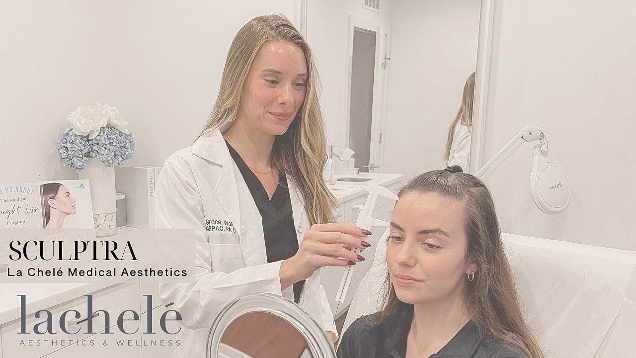 Woman discussing skin thickness and volume.